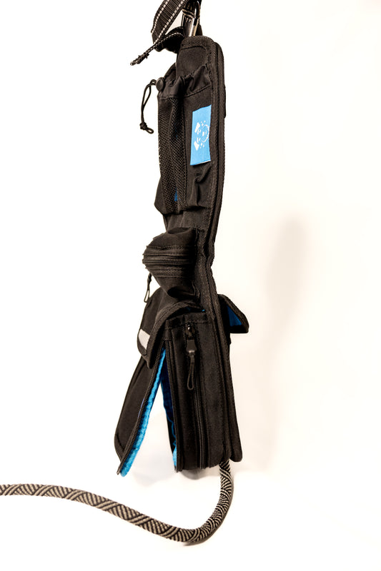 The Ultimate Hands-free Dog Walking Bag (Black)
