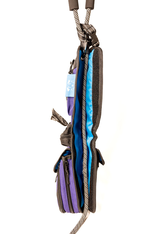 The Ultimate Hands-free Dog Walking Bag (Purple)