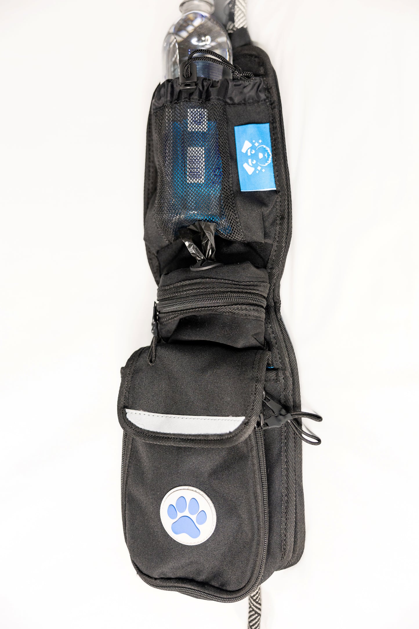 The Ultimate Hands-free Dog Walking Bag (Black)